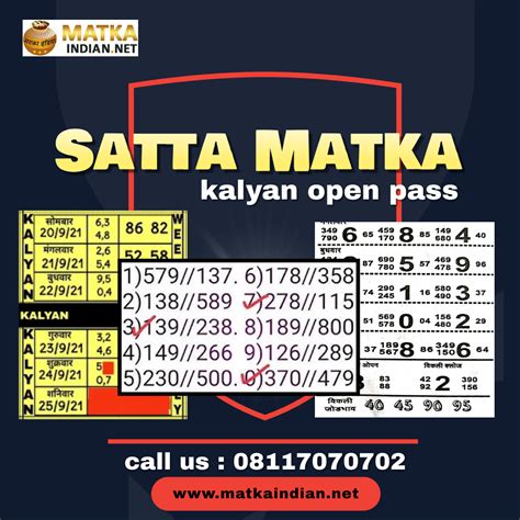 kalyan open matka fix